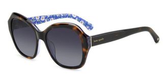 Kate Spade New York Lottie/G/S Asian Fit 086/9O Womens Sunglasses Tortoiseshell Size 55