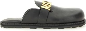 Moschino Sabot con inscripci&oacute;n del logo - Shoes - Mujer - Negro - 36 EU
