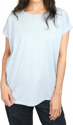 Hannes Roether Short Sleeve Cotton T-Shirt In Boy Blue