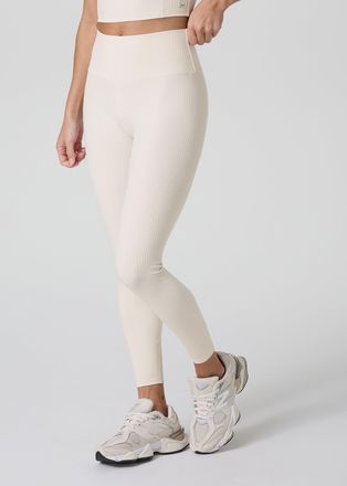 Vuori Clothing Inversion Rib Legging | Marshmallow | Medium