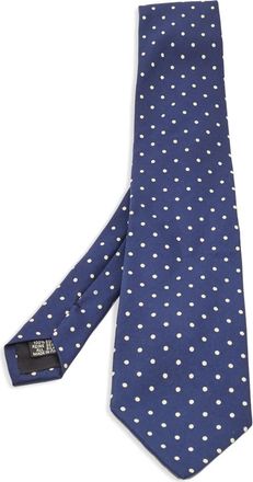 BOSS Cravatta in seta a pois Pre-owned - Blu