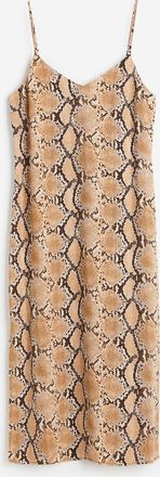 H&M Slipkleid aus Crêpe - Yellow