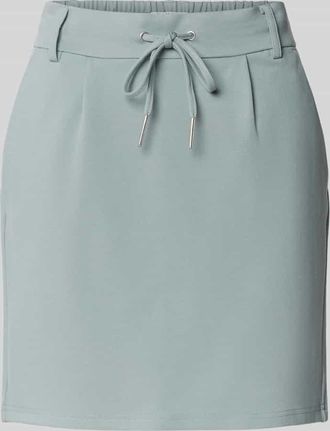 Only Ausgestellter Mini-Rock aus Viskose-Mix Modell POPTRASH in Schilf, Gr&ouml;&szlig;e XS