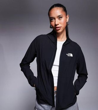 The North Face Athletics Flex - Felpa con cappuccio nera con zip-Nero