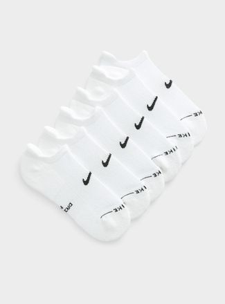 Nike Womens Everyday Elevated ped socks 6-pack