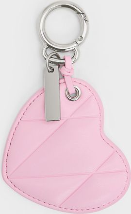 Charles & Keith Heart Quilted Mirror Charm
