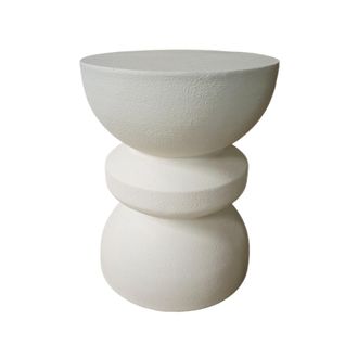 Mobili Rebecca Tavolino Da Salotto Moderno Rebecca Mobili Calen 44,5x35x35 Mgo Bianco