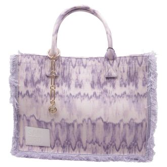 Sandro Sandro Kasbah Tie-Dye Tote Bag in Purple Cotton