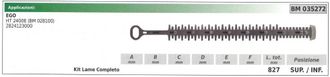 EGO Kit Cuchilla Superior/inferior Cortasetos Ego Ht 2400e 035272