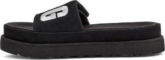 UGG (WMNS) UGG Laton Slide Black Silver Slippers Black Silver 1110110-BSVR