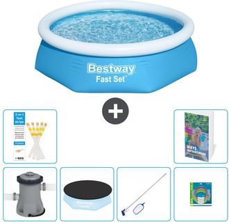 Bestway Piscina Bestway Fast Set Redonda - 244x61 Cm - 7-piezas S299