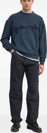 G-Star Jeans con applicazione al ginocchio - Blu