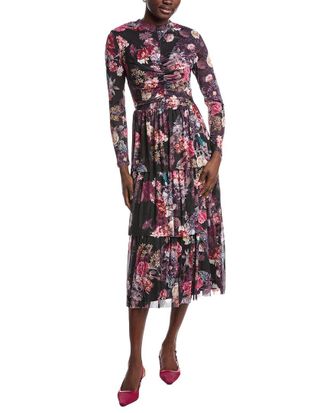 Anne Klein Printed Midi Dress
