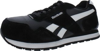 Reebok Womens Rb981 Harman Composite Toe Classic Work Sneakers, black / white, 41 EU Bred