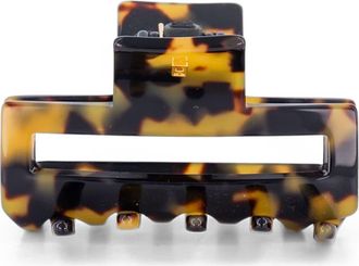 Alexandre de Paris Sebastopol Acetate Hair Clip in Tortoiseshell at Nordstrom