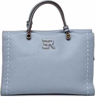 Ermanno Scervino Petra Small Tote Bag - Light Blue