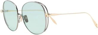 Dita Eyewear Arohz Zonnebril - Dames - Zonnebrillen - Geel - 53 MM - Accessoires