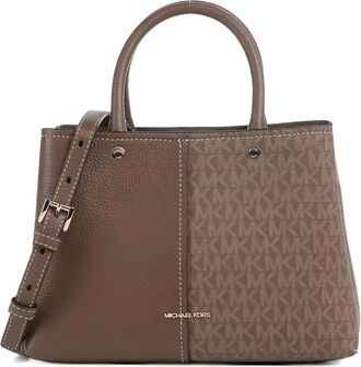 Michael Kors Borsa tote con monogramma - Marrone