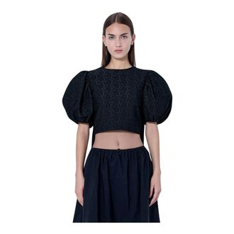 Cecilie Bahnsen Faris Top - - Blouses & Shirts - Donna - Nero - S