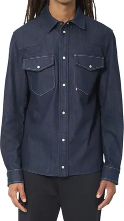 Moncler Blue Regular Solid Shirt