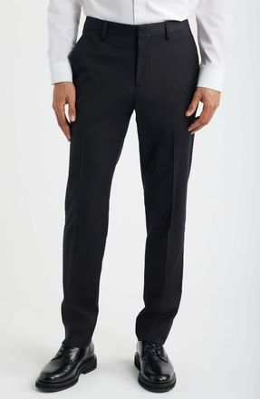Bonobos Jetsetter Athletic Fit Stretch Wool Suit Pants in Black at Nordstrom, Size 36 X 32