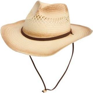 San Diego Hat Company Braided Paper Cowboy Hat in Natural at Nordstrom Rack
