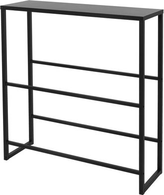 ML Design Ml-design Estante Para 6-8 Cajas De Bebidas De Acero Antracita Con Balda Superior 100x32x108,5 Cm Estanter&iacute;a De Pie Hasta 150 Kg Soporte Estable Y Rob