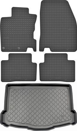 OEM Nissan Qashqai Ii J11 Crossover De Febrero De 2014 A 2021. Juego De Alfombrillas De Goma Para Coche Y Alfombrilla Para Maletero