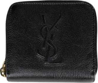 Saint Laurent Pre-owned Wallet (bi-fold) - Dames - Vintage Accessoires - Zwart - ONE Size - Leer - Vintage