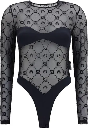 Marine Serre Polyamide Womens Bodysuit