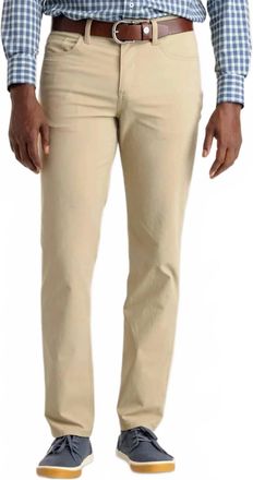 Southern Tide Intercoastal Performance Pant In Sandstone Khaki