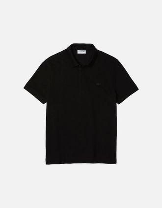 Lacoste Mens Lacoste PH5522 Paris Stretch Pique Polo - Black - Size: 42