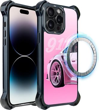 OEM Funda Ibizu Dropguard Ultra Para Iphone 14 Pro Max Con Magsafe, Techdrive, Color Rosa 911