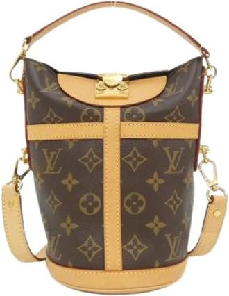 Louis Vuitton Pre-owned Bucket Bags, female, Brown, Size: ONE SIZE Pre-owned Monogram Bucket Bag