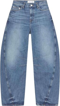 Sams&oslash;e & Sams&oslash;e Wide Jeans - Dames - Loose Fit Jeans - Blauw - W30 L32 - Katoen - Jeans