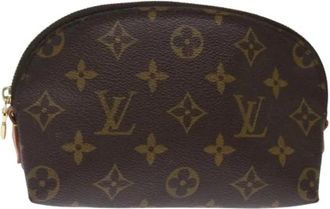 Louis Vuitton Pre-owned Canvas Pouch - Dames - Vintage Tassen - Bruin - ONE Size - Vintage