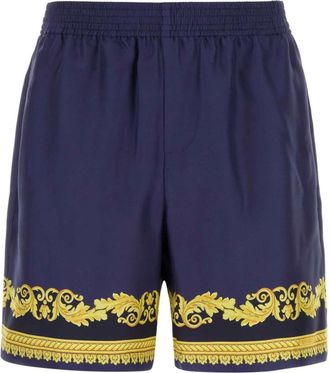 Versace Casual Shorts - Heren - Korte Broeken - Blauw - XL - Korte Broeken