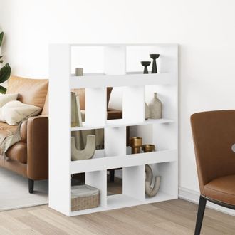 Berkfield Home Room Divider White 100x33x125.5 cm Engineered Wood