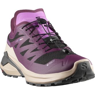 Salomon Trailrunningschuh SALOMON XA META GORE-TEX MADE IN FRANCE, Damen, Gr. 39, schwarz, winter bloom, iris orchid, Synthetik, Textil, Schuhe Trailrunningsc