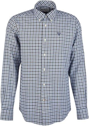 Barbour Camicia Finkle - Heren - Casual Overhemden - Blauw - 2XL - Overhemden