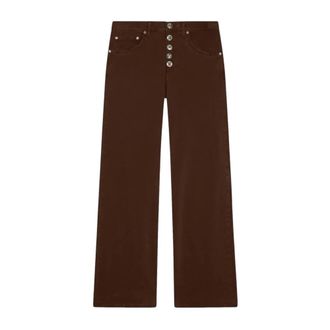Dondup Straight Jeans, female, Brown, Size: W28 Jacklyn Bot Gioie Pant
