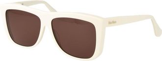 Max Mara White Acetate Womens Sunglasses