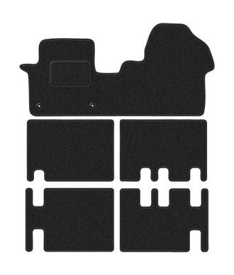 OEM Alfombrillas De Terciopelo Para Coche: Citro&euml;n Jumpy Iii 3 Filas (2018-) Antracita