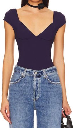 Free People Duo Corset Cami In Jazzberry Blue