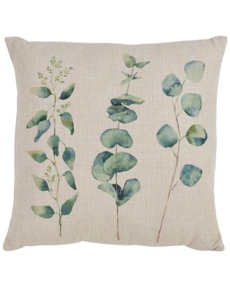 Saro Lifestyle Eucalyptus Pillow