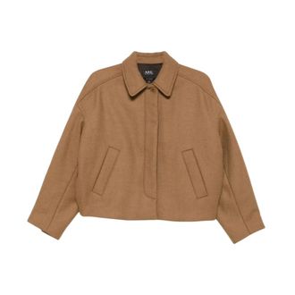 A.P.C. Mujer, Chaquetas, Marrón, Talla: S