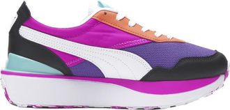 Puma Womens Cruise Rider Hypnotize Lace Up Sneakers Shoes Casual - Pink, Purple, Pink, 4.5 UK