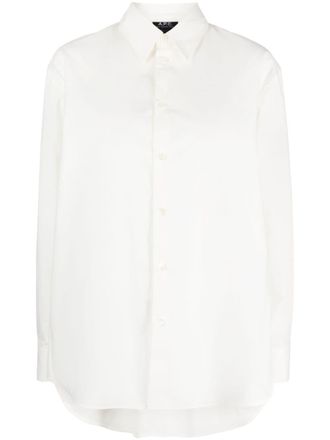 A.P.C. Popeline blouse - Wit