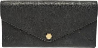 Louis Vuitton Pre-owned Leren Portemonnee - Dames - Vintage Accessoires - Zwart - ONE Size - Leer - Vintage