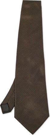 Lanvin Cravatta a fantasia - Marrone